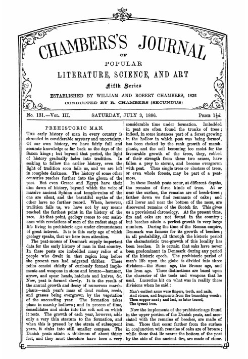 Chambers's journal of popular literature, science, and art, fifth series, no. 131, vol. III, July 3, 1886