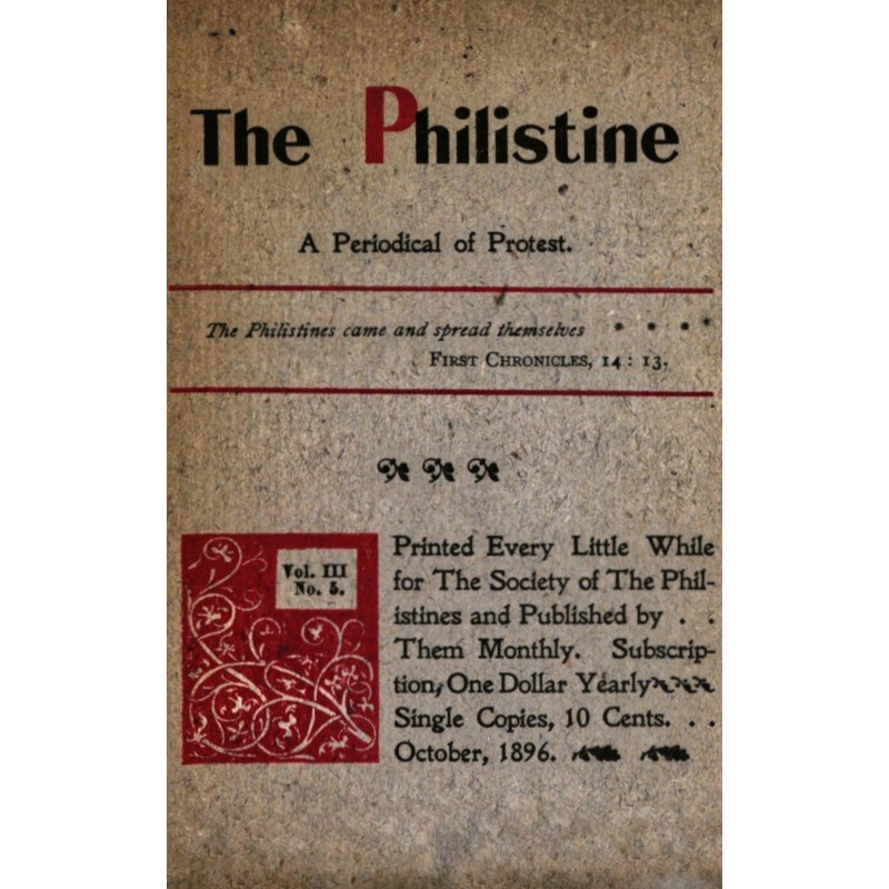 The Philistine : $b a...
