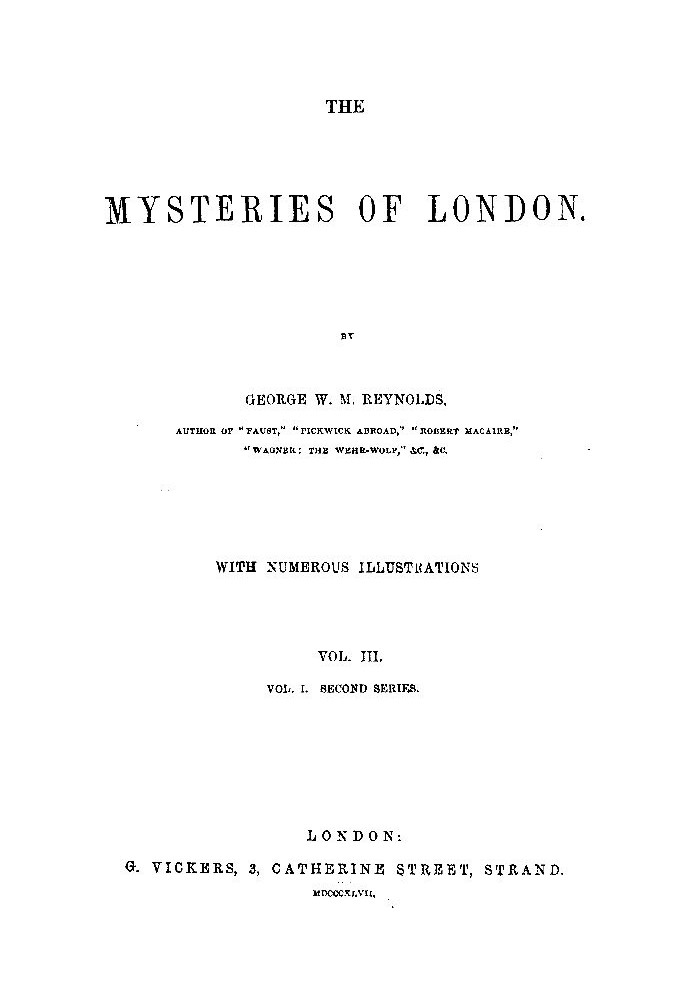 The Mysteries of London, v. 3/4