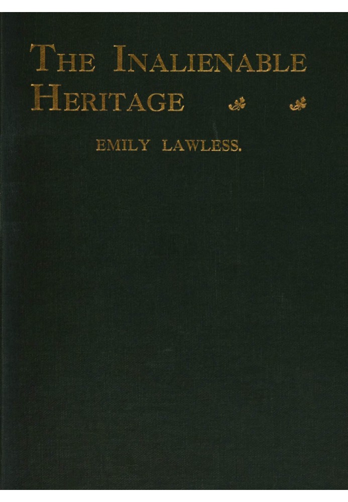 The inalienable heritage, and other poems