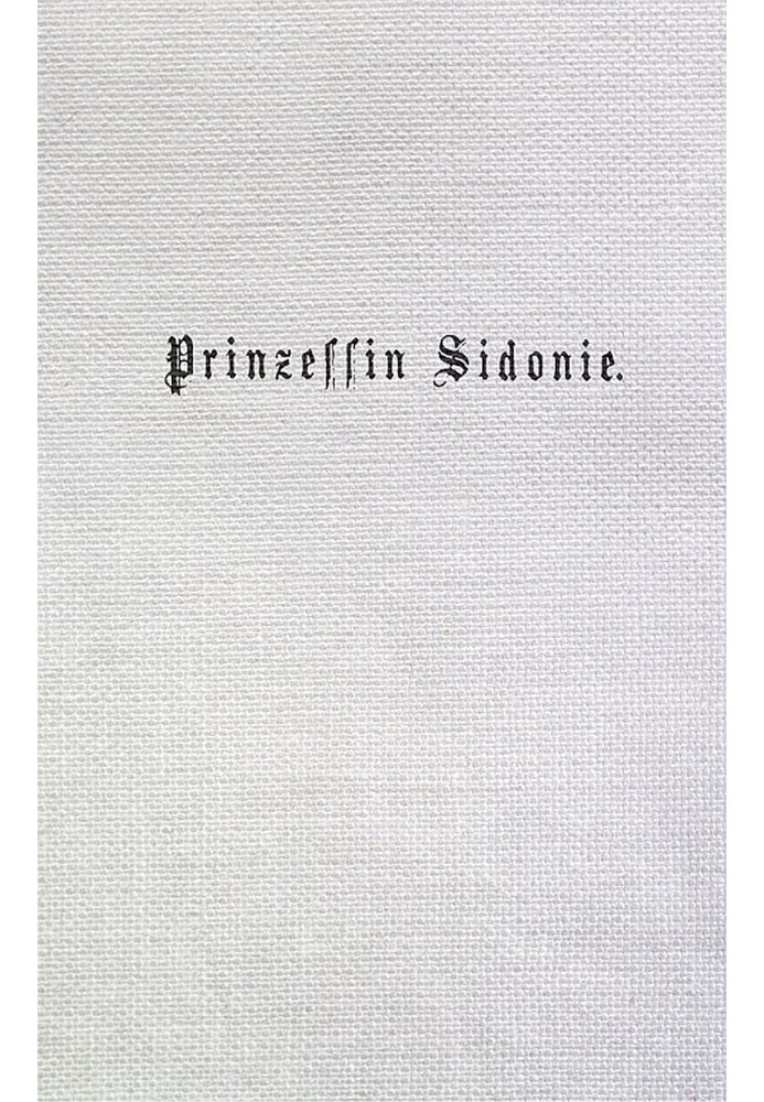 Princess Sidonie (Volume 1/3)