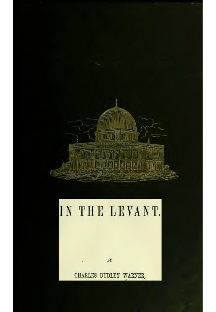 In the Levant Twenty Fifth Impression