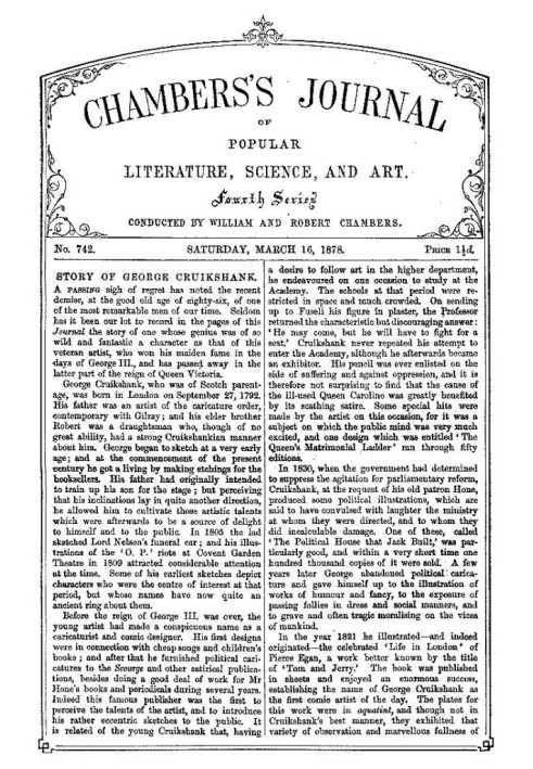 Журнал популярной литературы, науки и искусства Чемберса, № 742, 16 марта 1878 г.