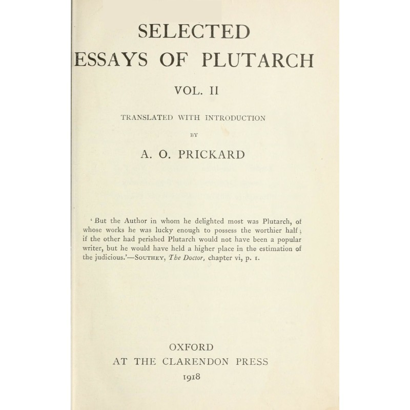 Selected Essays of...
