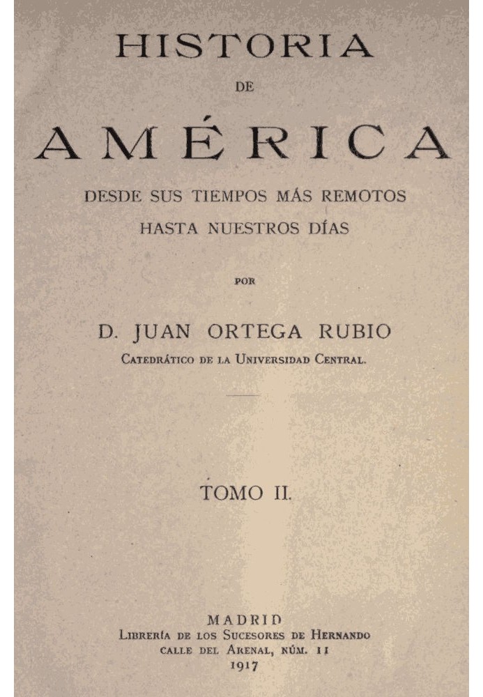 History of America from its most remote times to the present day, volume II