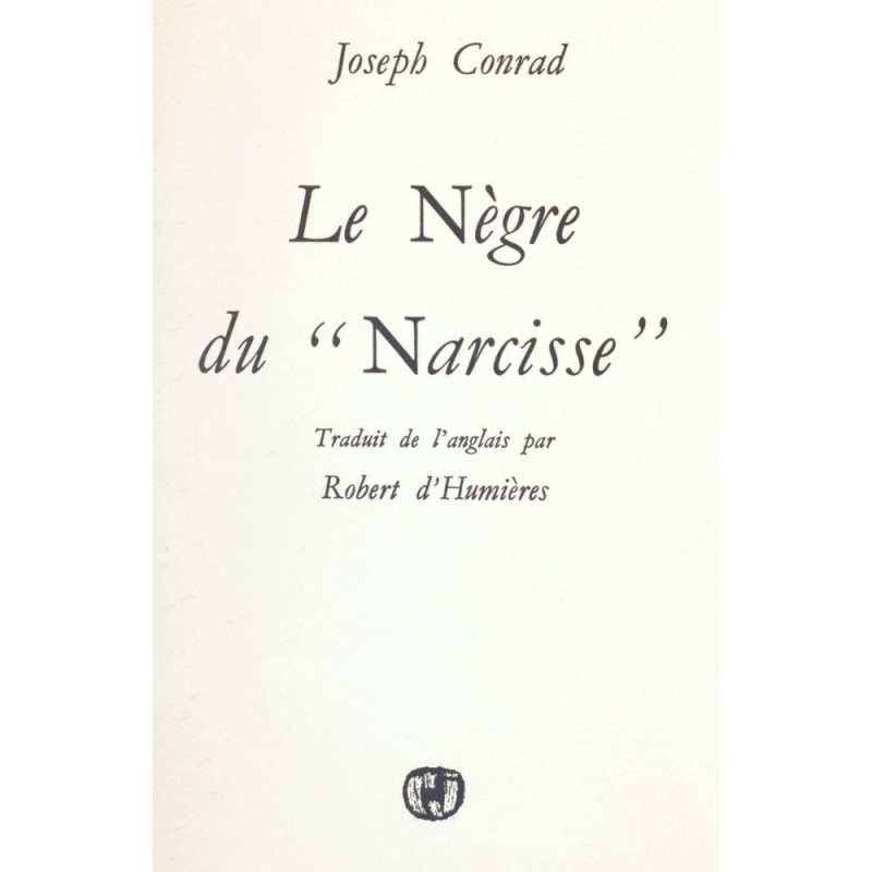 The Negro from “Narcissus”