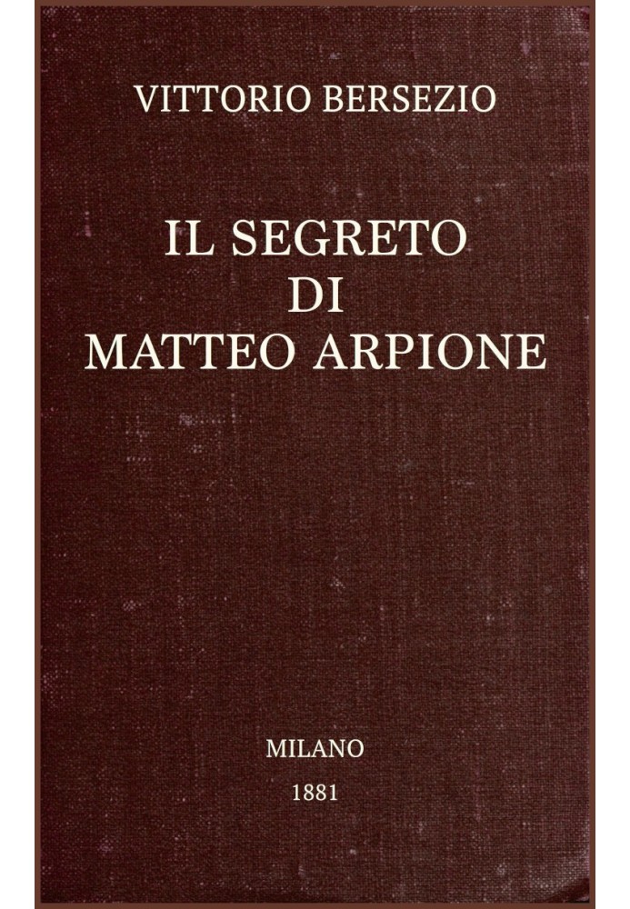 The secret of Matteo Arpione : $b Aristocracy II