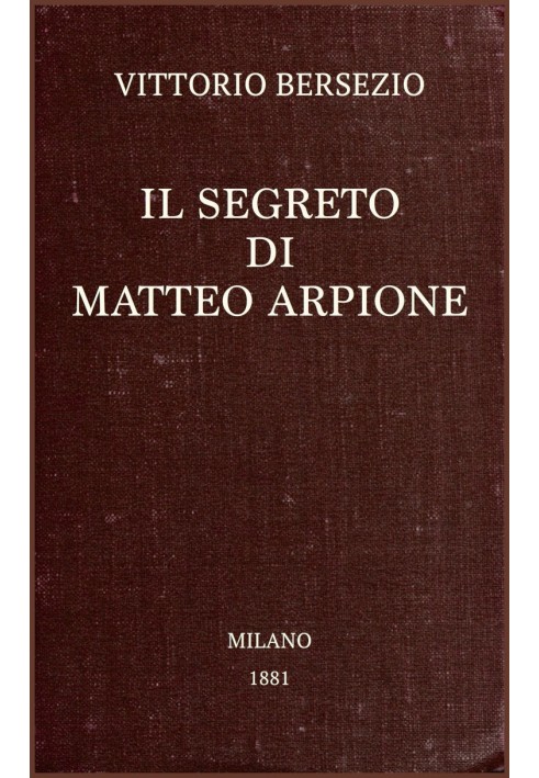 The secret of Matteo Arpione : $b Aristocracy II