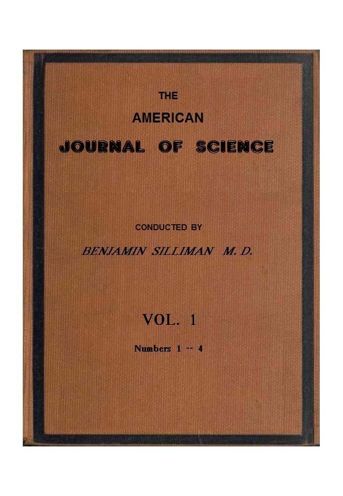 Американський науковий журнал, том. 1.