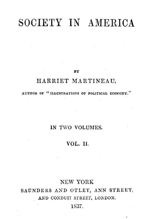 Общество в Америке, Том 2 (из 2)