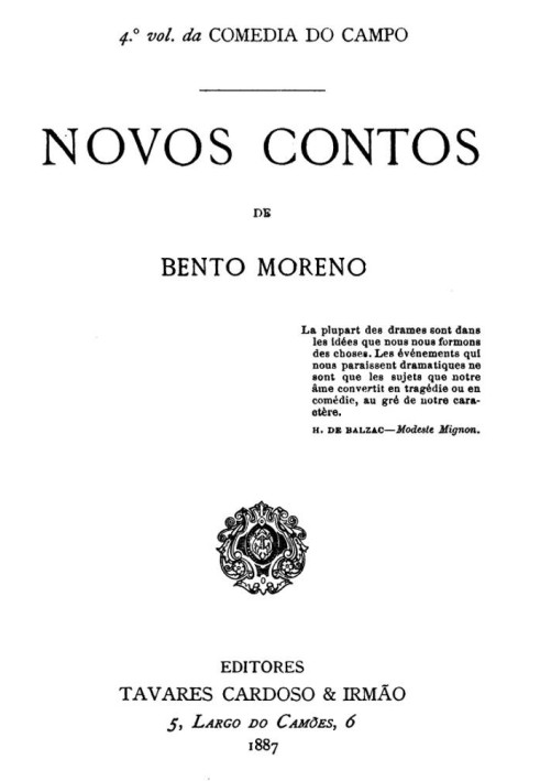 New short stories 4th volume of Comedia do Campo