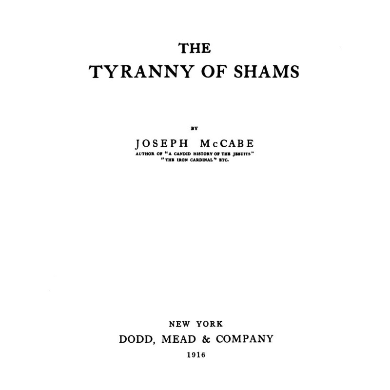 The Tyranny of Shams
