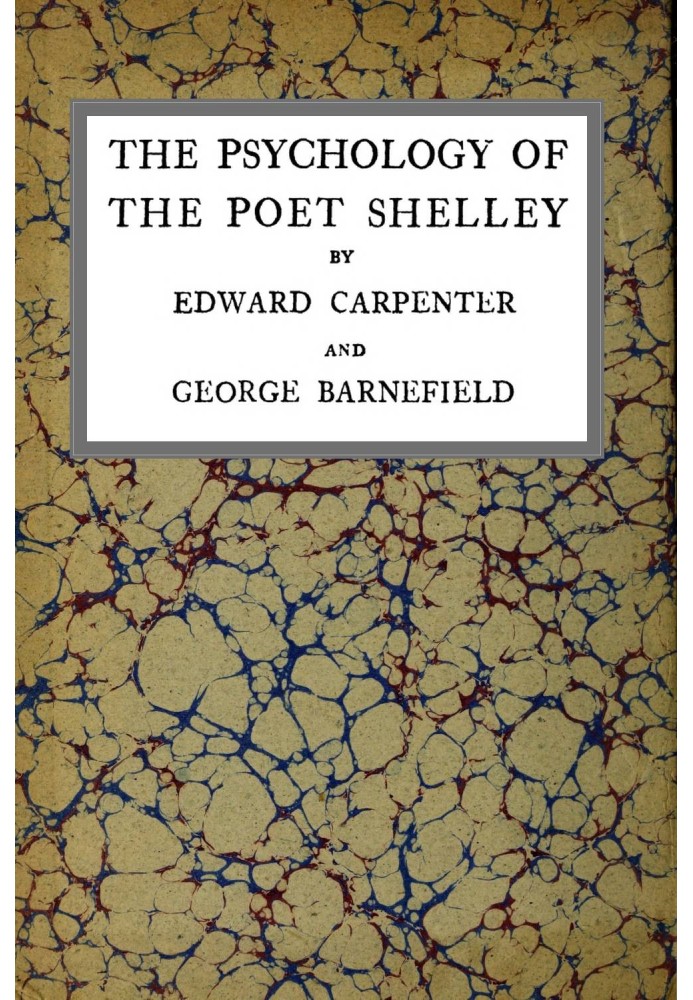 The psychology of the poet Shelley