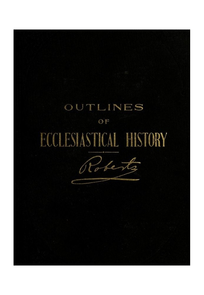 Outlines of Ecclesiastical History