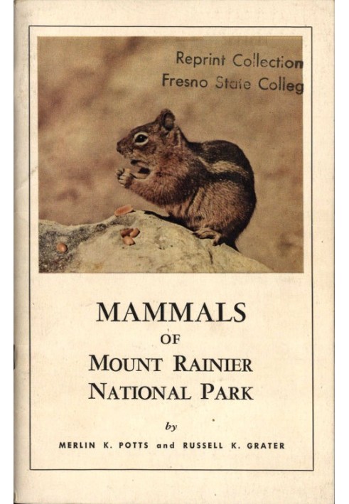 Mammals of Mount Rainier National Park