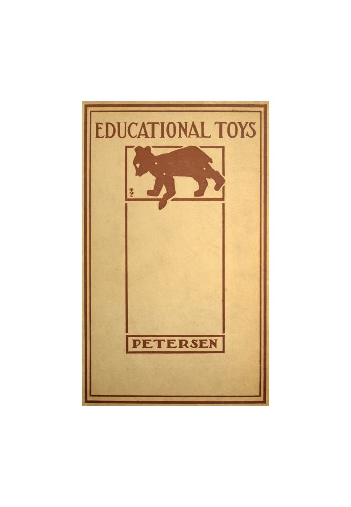 Educational Toys Consisting Chiefly of Coping-Saw Problems for Children in School and the Home