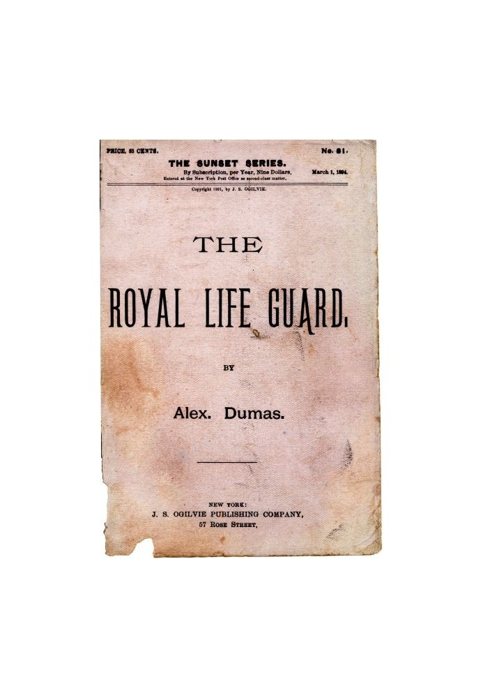 The Royal Life Guard; or, the flight of the royal family. A historical romance of the suppression of the French monarchy