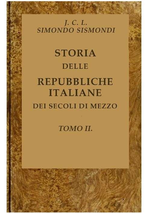 History of the Italian republics of the middle centuries, see 02 (of 16)