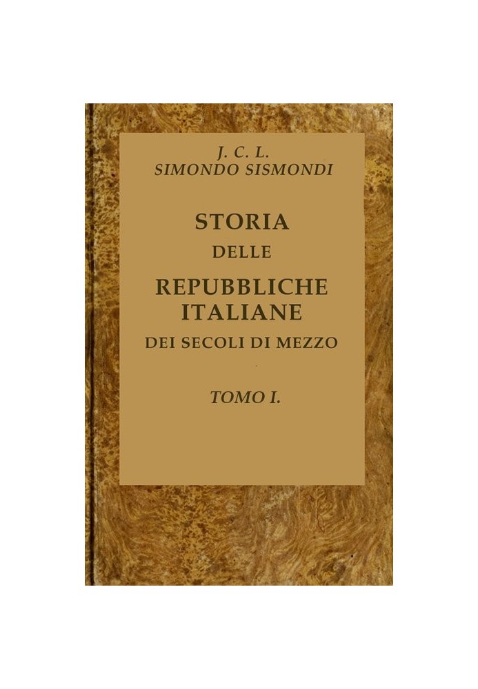 History of the Italian republics of the middle centuries, see 01 (of 16)