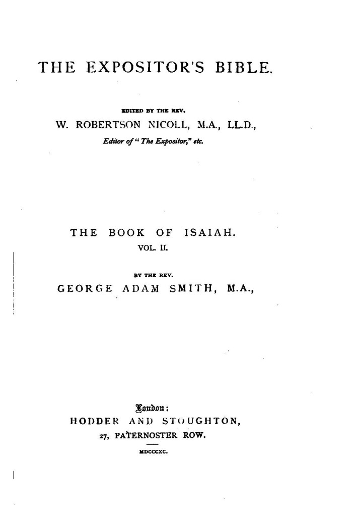 Библия толкователя: Книга Исайи, том 2 (из 2)