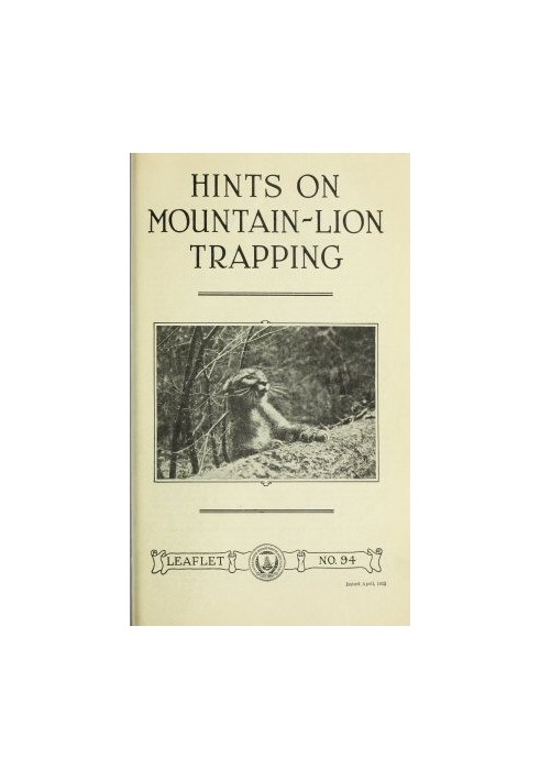 Hints on Mountain-Lion Trapping