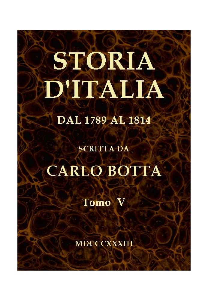 History of Italy from 1789 to 1814, volume V