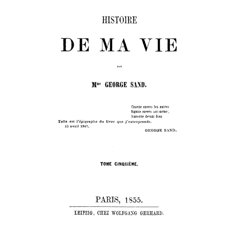 История моей жизни, Книга 2...