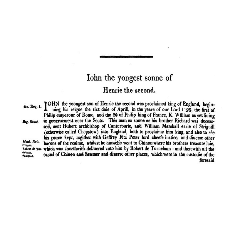 Chronicles of England,...