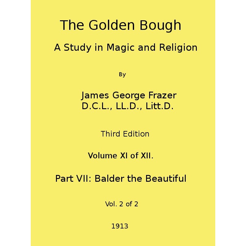The Golden Bough: A Study...