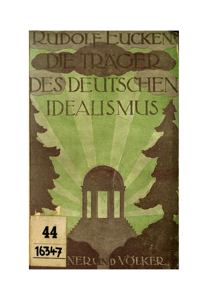 The bearers of German idealism