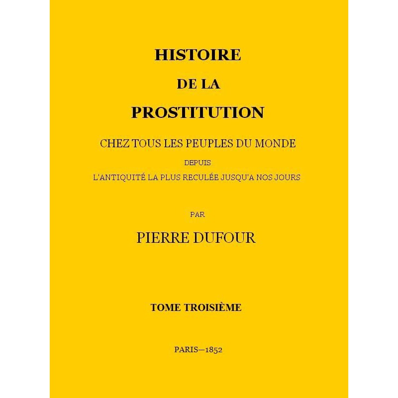 History of prostitution...