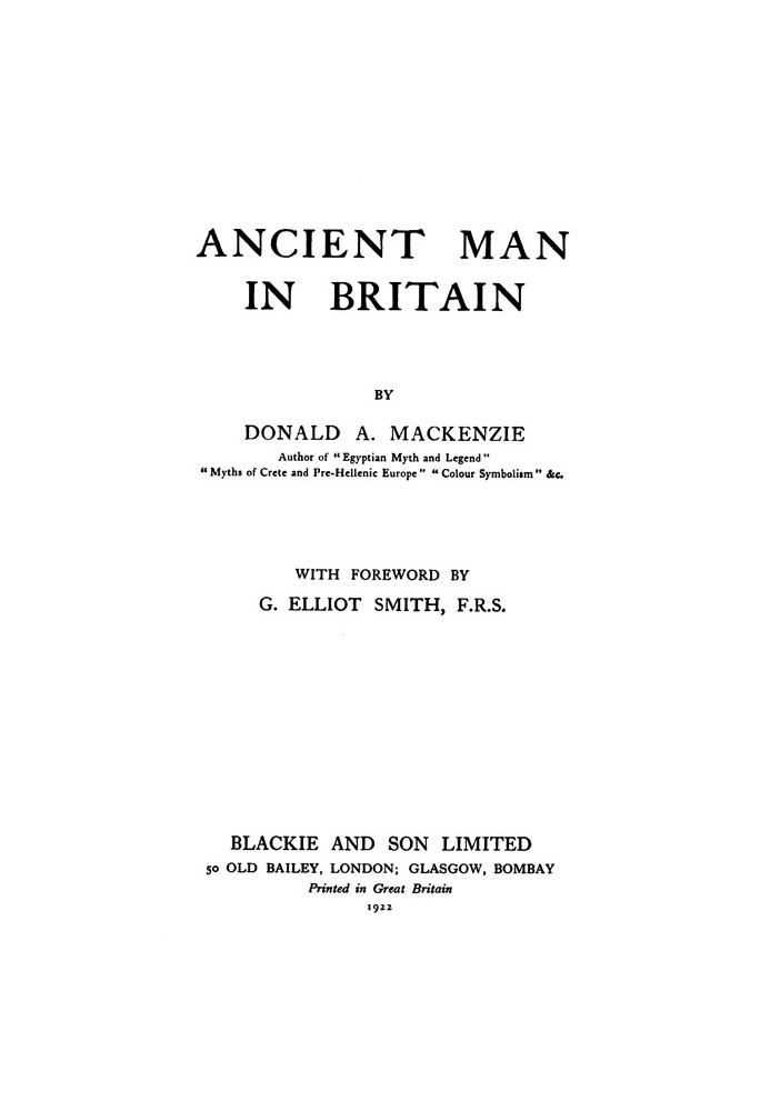 Ancient Man in Britain