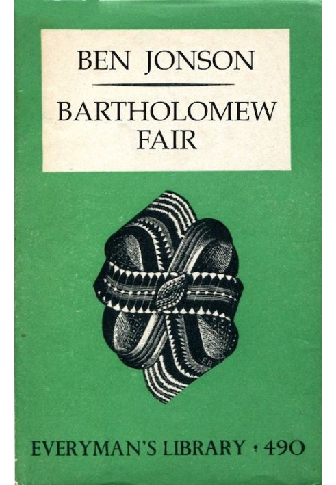 Bartholomew Fair: A Comedy