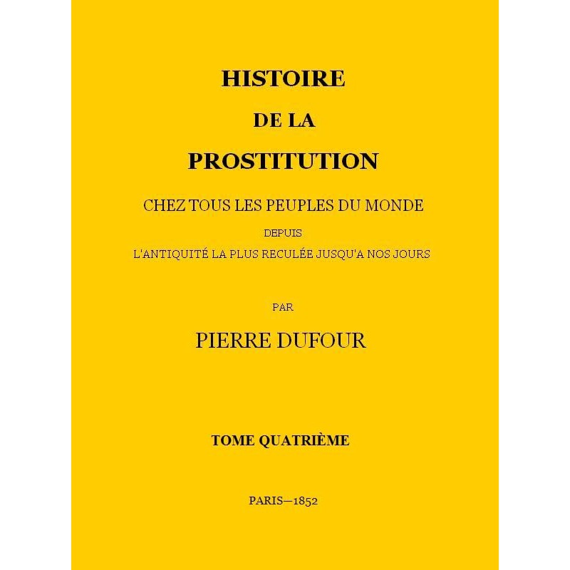 History of prostitution...