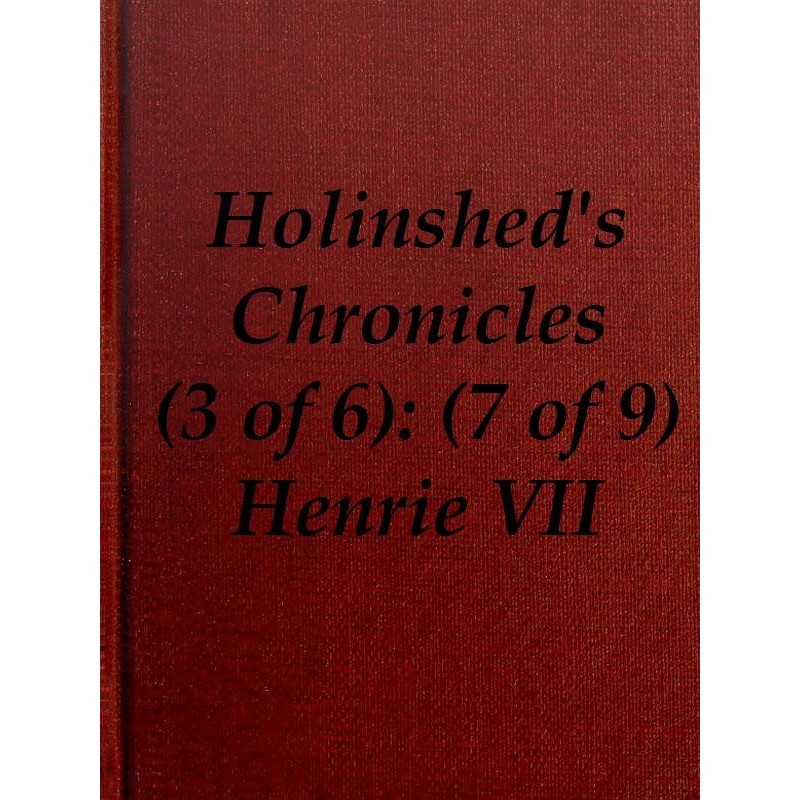 Chronicles of England,...