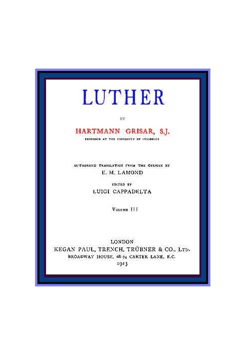 Luther, vol. 3 of 6