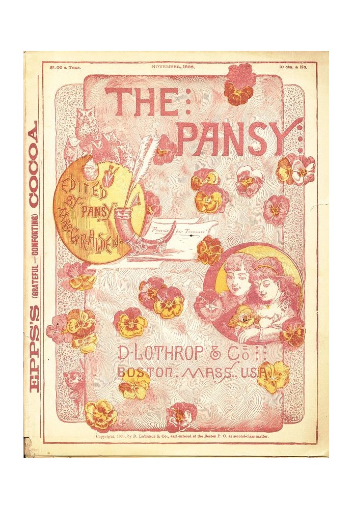 The Pansy, November 1886, Vol. 14