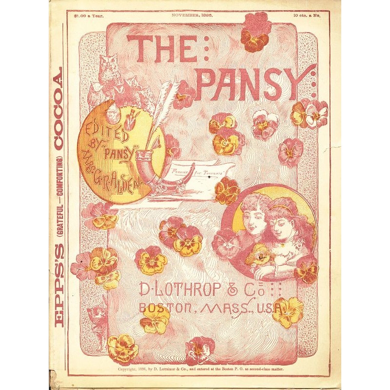 The Pansy, November 1886,...