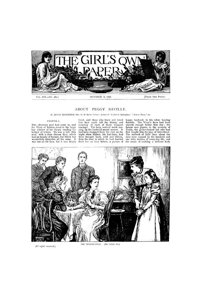 The Girl's Own Paper, Vol. XX, No. 980, October 8, 1898