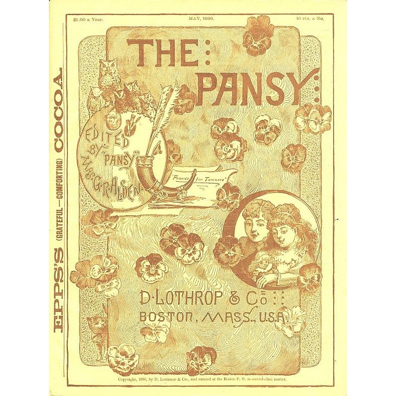 Журнал Pansy, май 1886 г.