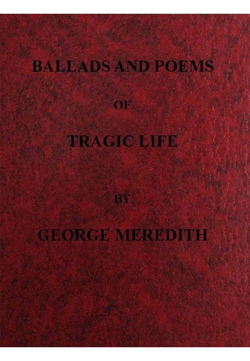 Балади та поеми трагічного життя