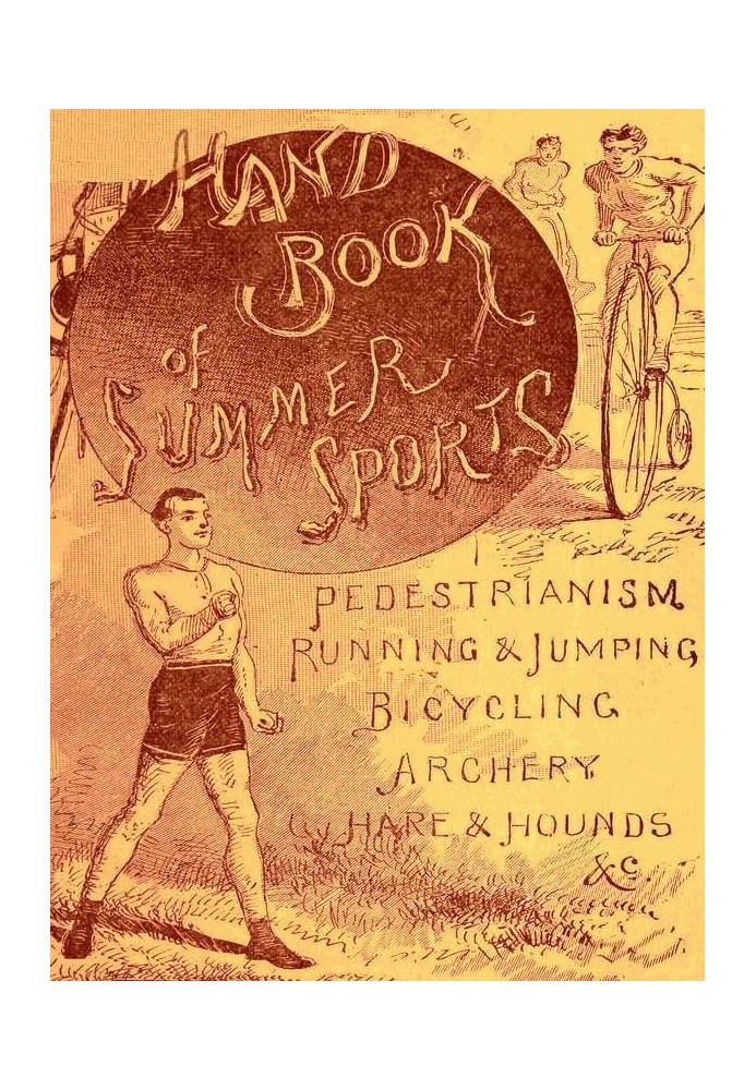 Handbook of Summer Athletic Sports Comprising: Walking, Running, Jumping, Hare and Hounds, Bicycling, Archery, Etc.