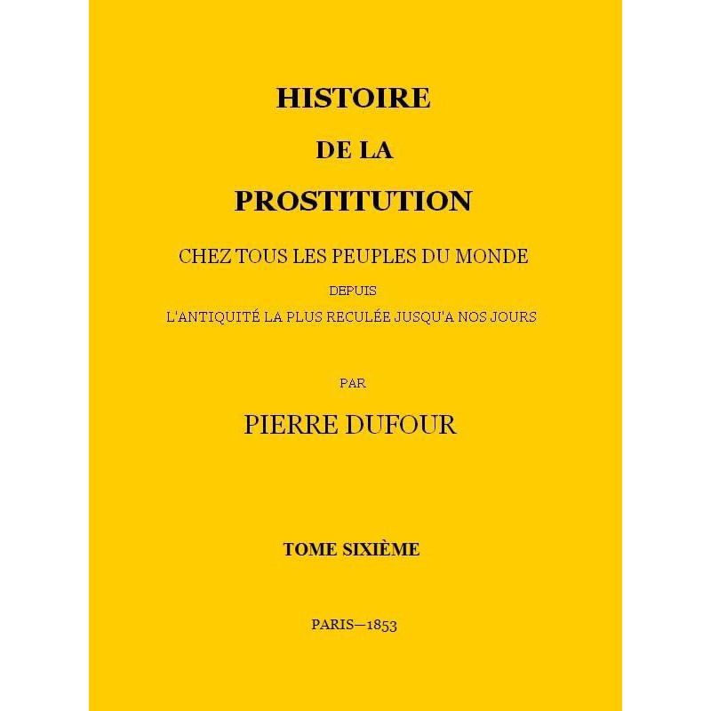 History of prostitution...