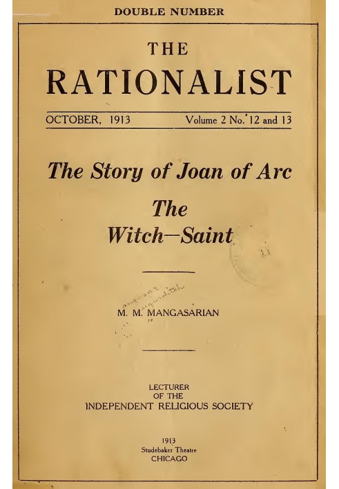 The Story of Joan of Arc the Witch-Saint