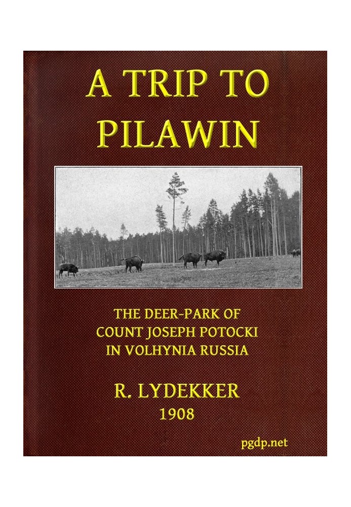 A Trip to Pilawin, the Deer-park of Count Joseph Potocki in Volhynia, Russia