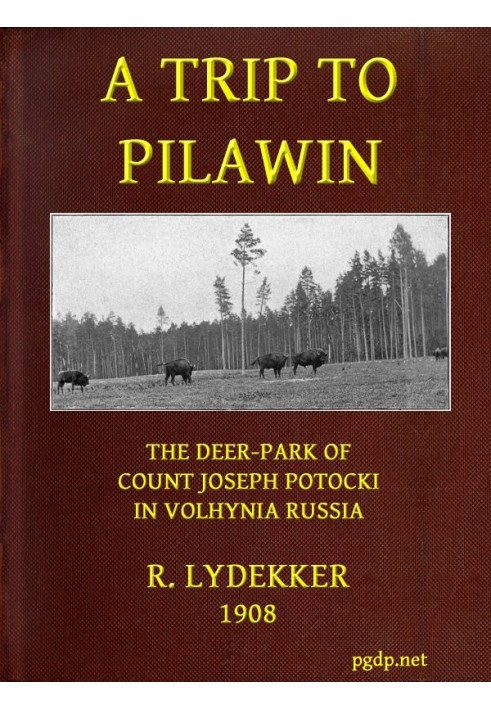 A Trip to Pilawin, the Deer-park of Count Joseph Potocki in Volhynia, Russia