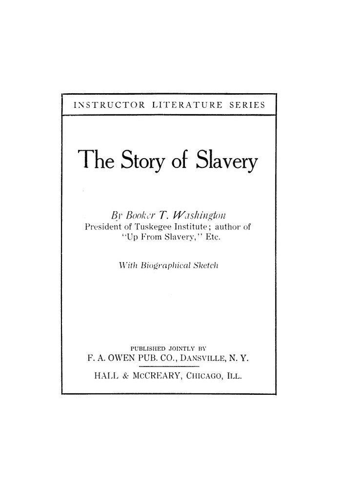 The Story of Slavery