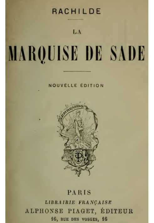 The Marquise de Sade