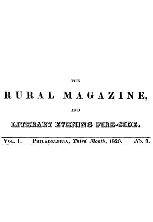 «Сільський журнал» та «Літературний вечір «Вогник», вип. 1 № 03 (1820)