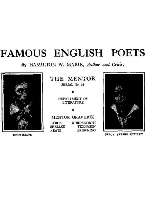 The Mentor: Famous English Poets, Vol. 1, номер 44, серійний № 44